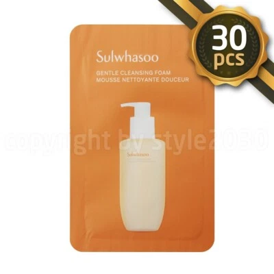 Sulwhasoo Gentle Cleansing Foam 4ml 30 pcs Newest - Image 1 of 2