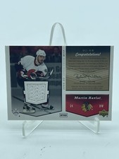 2006-07 Upper Deck MVP One on Dual Jerseys Martin Havlat Marian Gaborik #OJ-GH