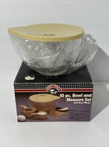 Vintage 1984 Cooks Tools 10 Piece Bowl & Measure Set W/ Date Minder *NEW* - Picture 1 of 16