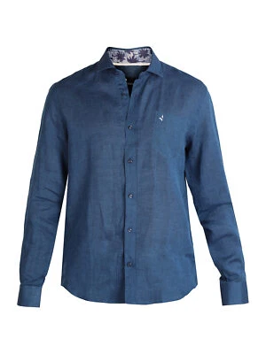 Navigare Camicia uomo in lino con taschino - Immagine 1 di 4