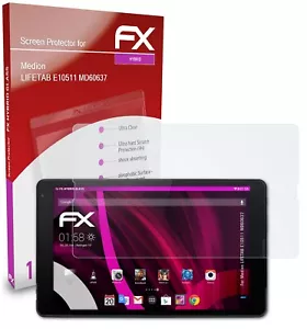 atFoliX Glass Protector for Medion LIFETAB E10511 MD60637 9H Hybrid-Glass - Afbeelding 1 van 8