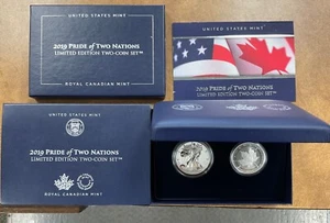 Canada 2019 Pride of Two Nations Limited Edition Two-Coin Canadian Mint - Picture 1 of 6