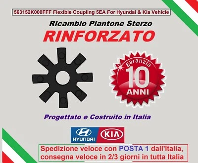 KIA e HYUNDAI Giunto Flessibile Piantone Sterzo 563152K000FFF Rinforzato - Immagine 1 di 4