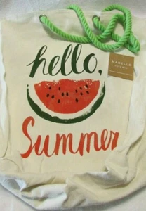 NUEVO Bolso de Verano de Lona 22.5 x 18 x 8.5 pulgadas de Mabelle - Imagen 1 de 3