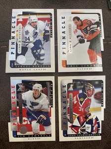 (4) 1996-97 Pinnacle Be A Player Link to History Hockey Cards! Eric lindros!