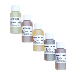 5er Set Premium religiöse aromatische Parfüm Körperöle Flaschen 1 Unze - Bild 1 von 7