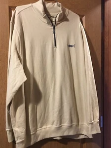 PANAMA JACK 1/2 ZIP SWEATER Sz 3XL LONG SLEEVE EMBROIDERED Cotton Blend New - Picture 1 of 5