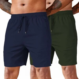 Men's Gym Shorts 5 Inch Athletic Workout Shorts Lightweight Casual Short with... - Picture 1 of 8