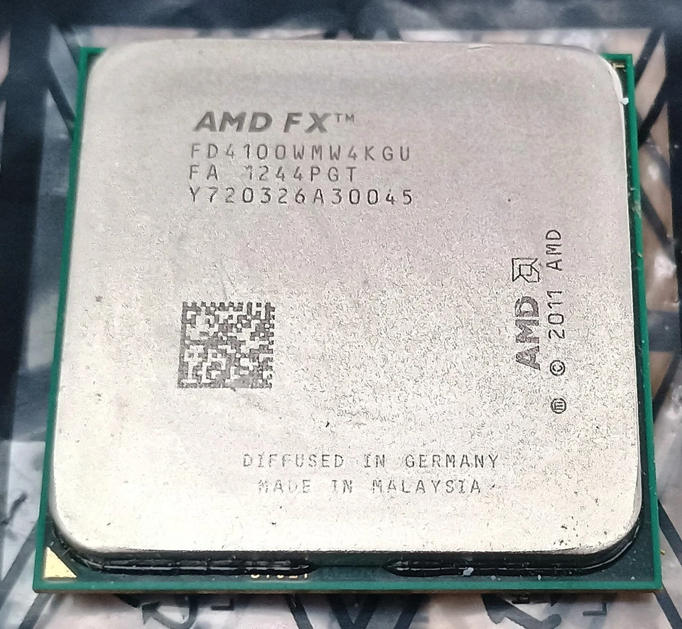 AMD FX 4100 Quad Core 3.6Ghz FD4100WMW4KGU CPU Processor - Image 1 of 1