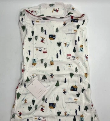 Size L/XL Dog Apparel Jammies Pet Pajamas Hook & Loop Closure Christmas Village - Image 1 of 4