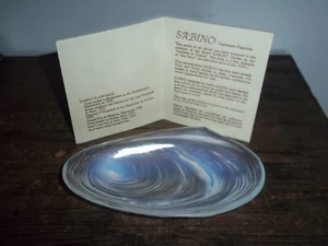 SABINO opalescent figurine sculptor of crystal art deco oyster shell - Picture 1 of 10