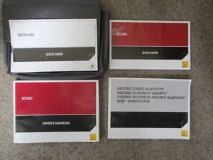 09-12 RENAULT SCENIC BLANK SERVICE AND HAND BOOKS WITH WALLET - Picture 1 of 1