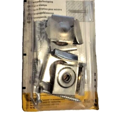 Fischer 4 Ganci Specchi Fermaspecchi Vetri Cornici Fino a 5 mm x Calcestruzzo - Immagine 1 di 4