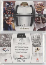 2008 Donruss Gridiron Gear Player Timeline Combo Jerseys /30 Clinton Portis
