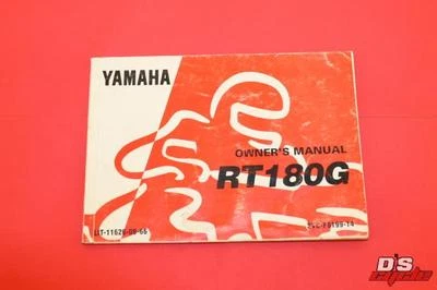 YAMAHA RT180G RT 180G MANUAL DEL PROPIETARIO 3VC-F8199-14 LIT-11626-09-66 Foto 1 de 4