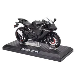 1:12 Scale Yamaha YZF-R1 Motorcycle Model Diecast Toy Motorcycle Kids Boys Black - Picture 1 of 13