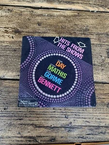 Hits From The Shows, Doris Day, Bennett, Gorme, Mathis 7” Vinyl EP Plays Nicely - Picture 1 of 4