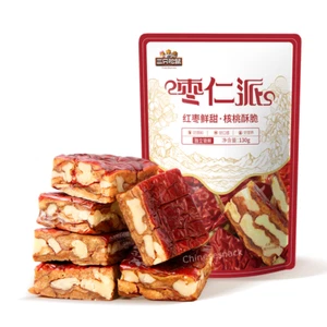 Three Squirrels Jujube with Walnut Kernel Snacks Chinese Specialty Snack 三只松鼠枣仁派 - Picture 1 of 2