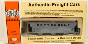 HO SCALE CON-COR CON COTTON BELT PS-2 COVERED HOPPER CAR KIT - Picture 1 of 2
