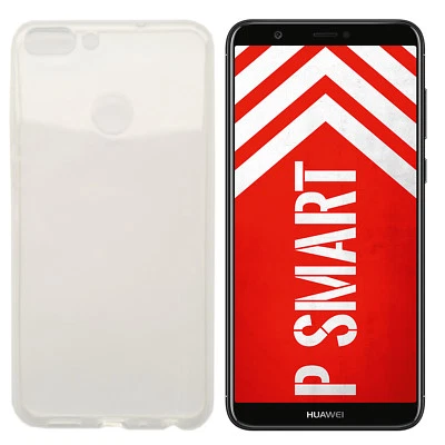 MOX TPU Silikon Schutzhülle Soft Case Tasche FIG-LX1 für Huawei P Smart Transparent