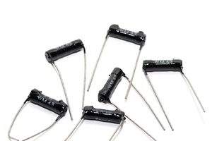 6x Vintage Drahtwiderstand auf Keramik-Rohr, 30 Ohm / 0.5 W, for Tube Amps, NOS - Picture 1 of 6