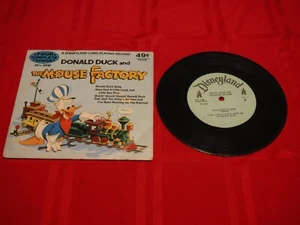 Donald Duck The Mouse Factory Four Complete Songs 7" 33 RPM Disneyland FS-920 - Imagen 1 de 7