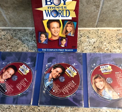 Boy Meets World Complete First Season DVD /Ships  Same Day with Tracking Foto 1 de 3