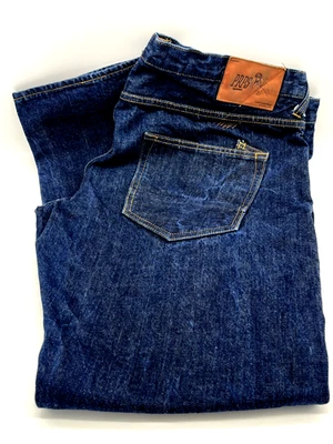 PRPS Selvedge Jeans Men’s 42x32 Barracuda Japanese Denim Button Fly Blue GREAT! - Image 1 of 4