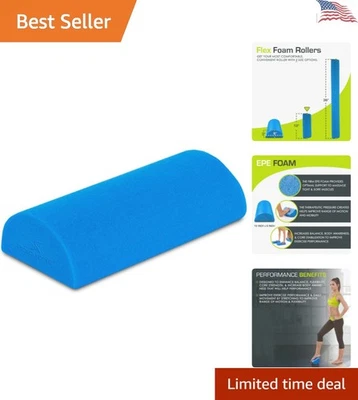12"x3" Half Round Foam Roller - Versatile for Pilates, Yoga & Rehabilitation - Image 1 of 4
