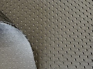 Meterware ORIGINAL AUDI Dachhimmel Stoff SOUL Silberperforiert mit Schaum+Gewebe - Bild 1 von 14