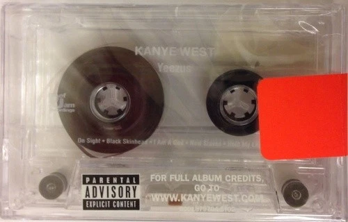 KANYE WEST Yeezus NEW CASSETTE Def Jam Daft Punk Frank Ocean Evian Christ - Image 1 of 1