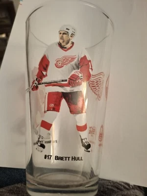 Brendan Shanaham/Brett Hull 2002 Detroit Red Wings  Arby's  Collectable Glass - Image 1 of 4