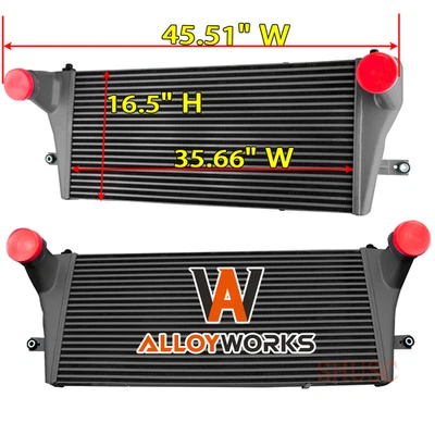 Charge Air Cooler Intercooler For 1994-2002 98 Dodge Ram 2500 3500 5.9L 52028724 - Image 1 of 4