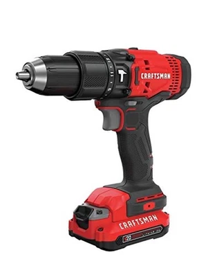 Taladro percutor compacto inalámbrico Craftsman CMCD711D1 20V batería y cargador incluidos Foto 1 de 4