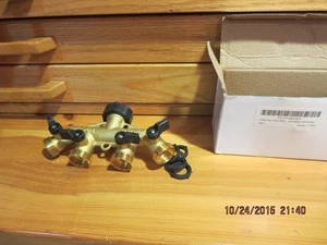 TWINKLE STAR 4 WAY HEAVY ADAPTER WITH 4 VALVES--#T 17-3 - Picture 1 of 24