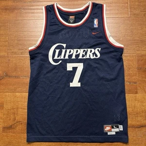 Nike Lamar Odom Los Angeles Clippers Jersey Youth Large +2 Mens S/M Blue Rare #7 - Picture 1 of 16