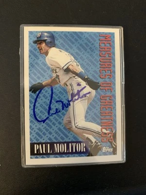 Paul Molitor, Measures Of Greatness - Image 1 of 2