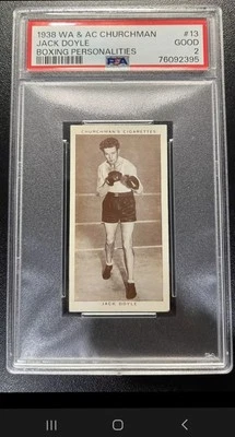1938 🥊 PSA-2 - #13 W.A. & A.C. Churchman, Jack Doyle, Boxing Personalities - Image 1 of 2