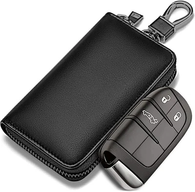 RFID  SchwarzAutoschlüssel Keyless Go Schutz Auto Schlüssel Tasche Blocker Hülle - Bild 1 von 4