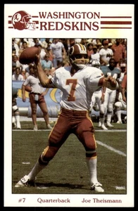 1985 Washington Redskins Police #7 Joe Theismann Washington Redskins  - Picture 1 of 2
