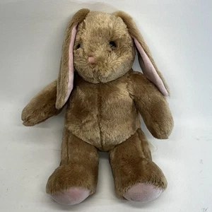 Easter Build A Bear 19" Pawlette Bunny Rabbit Bronceado Felpa Orejas Rosa  - Imagen 1 de 5