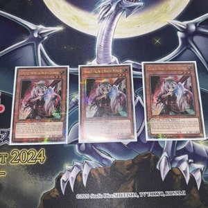 x3 Yugioh Ghost Ogre & Snow Rabbit RA04-EN015 Quarter Century Secret Rare Playse - Picture 1 of 2