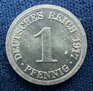 Germania 1917-F alluminio a scelta B.U. penny - Foto 1 di 3