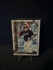 Dylan Crews 2025 Topps Holiday H46  Image Variation Santa Hat Holiday SP - Picture 1 of 2