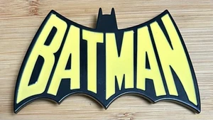 Fibbia cintura uomo novità DC supereroe Batman anni 60 logo serie tv - Foto 1 di 2