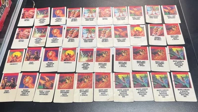 Винтажные игровые карточки 1986 Fireball Island 40 запасные части Hasbro - Изображение 1 из 4