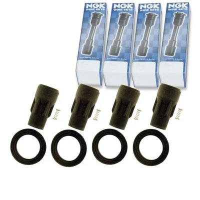 4 pcs NGK Ignition Coil Boot for 2007-2012 Dodge Caliber 2.0L 2.4L 1.8L L4 - dm - Image 1 of 4