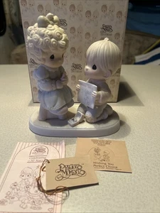 🚨 Precious Moments 520845 Wishing You a Perfect Choice Heiratsantrag Figur - Bild 1 von 5