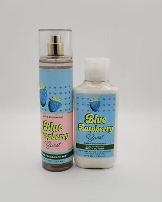 Bath & Body Works Blue Raspberry Burst Body Mist & Body Lotion 8oz Gift Set of 2 - Image 1 of 3