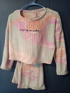 2 Set Justice Sleep Girls Flare Leg Pajama Set Girls, Childrens Size M (10) - Picture 1 of 4